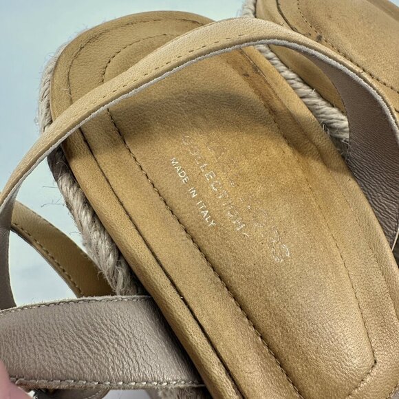 Michael Kors Collection Silvana Runway Platform Sandals Peanut Tan Size 9.5 39.5 - Picture 7 of 9